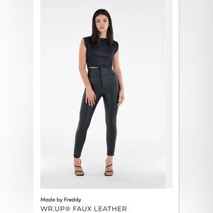 FREDDY WR.UP Faux Leather High Rise Pant
